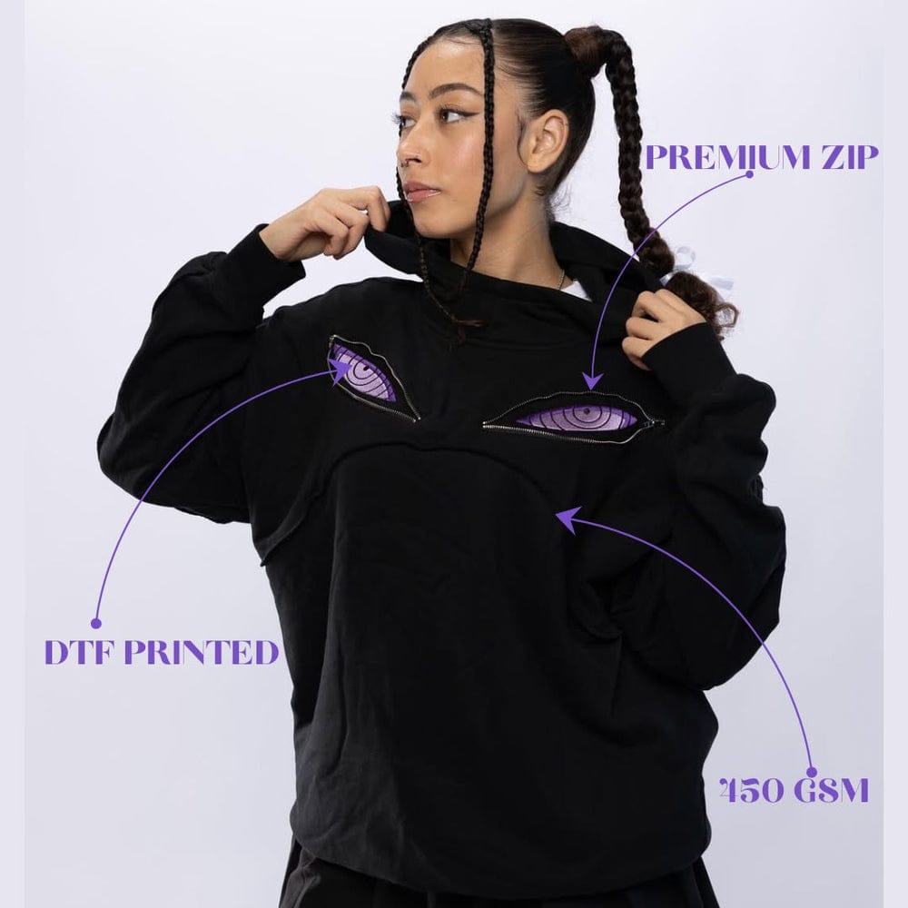 Rinnegan Eyes Anime Hoodie – Unisex Cosplay & Streetwear | IndiaDrips