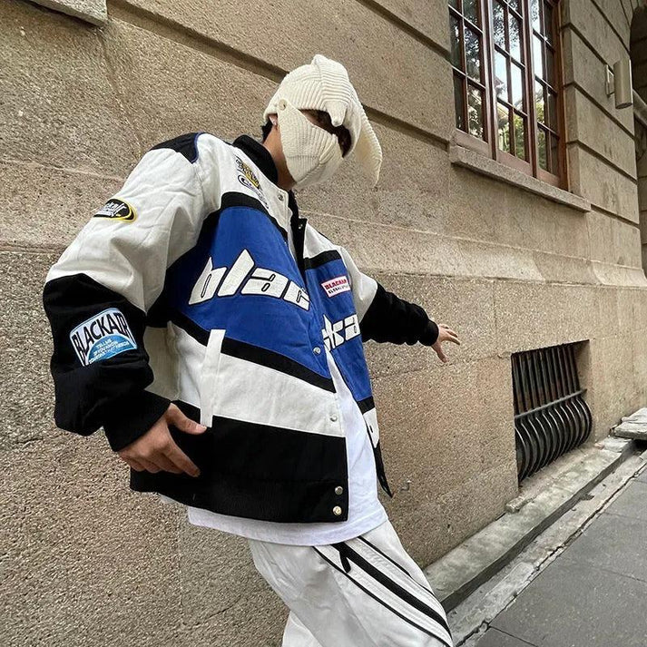 Black Air Motorsport Racing Jacket Blue