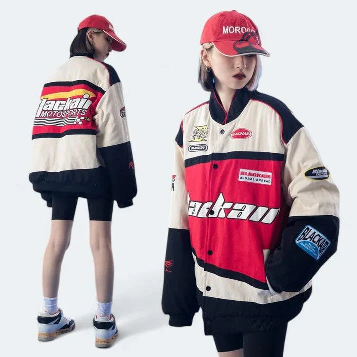 Black Air Motorsport Racing Jacket Red