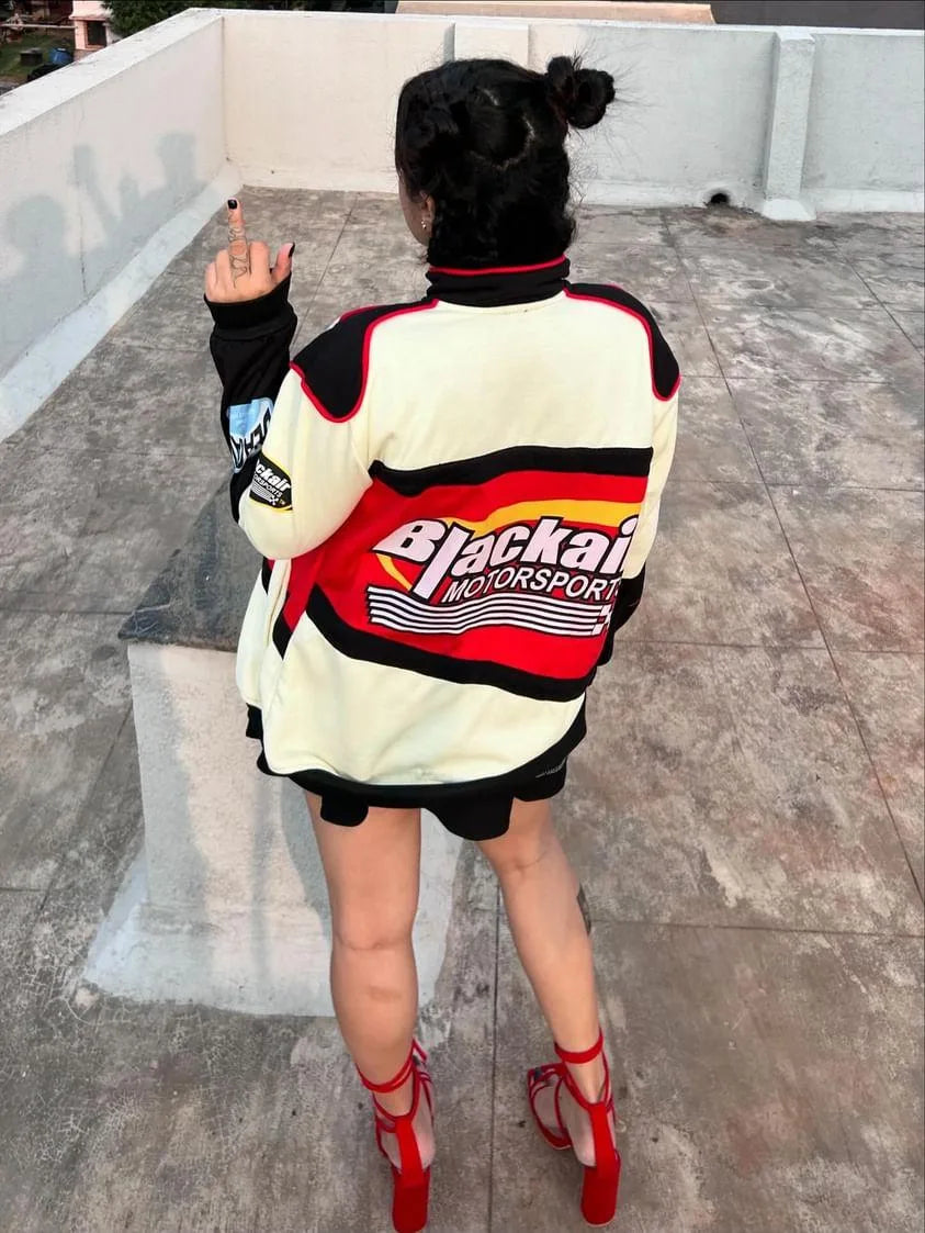 Black Air Motorsport Racing Jacket Red