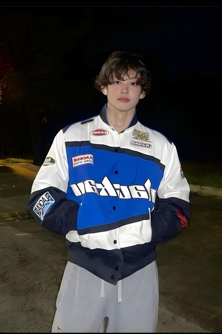 Black Air Motorsport Racing Jacket Blue