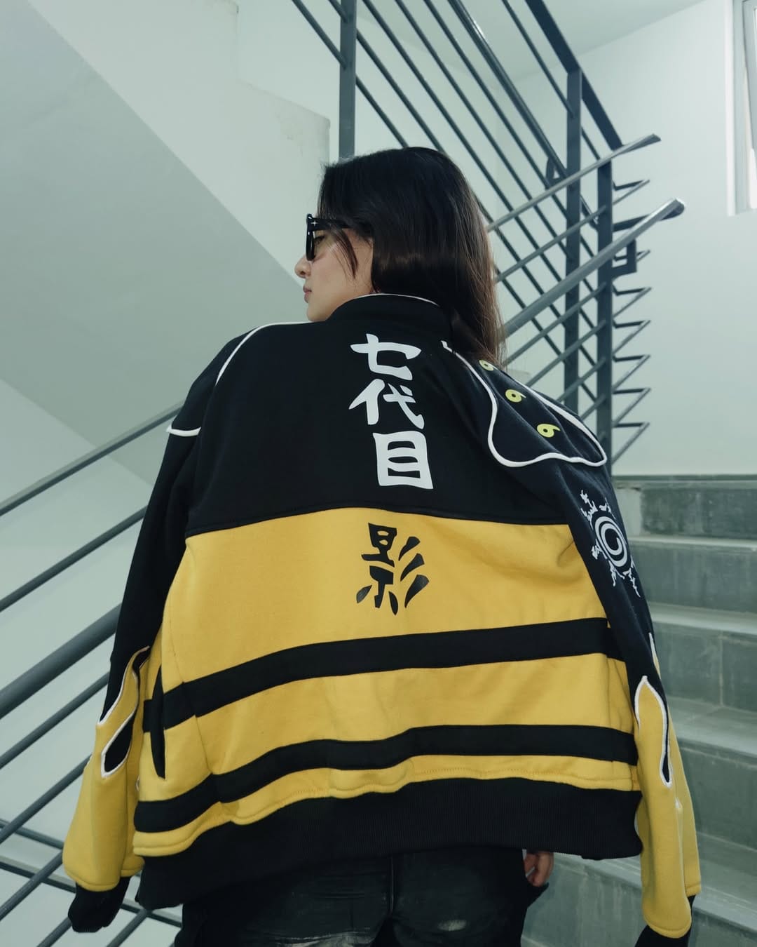 Naruto Uzumaki Flame Black Jacket – Premium