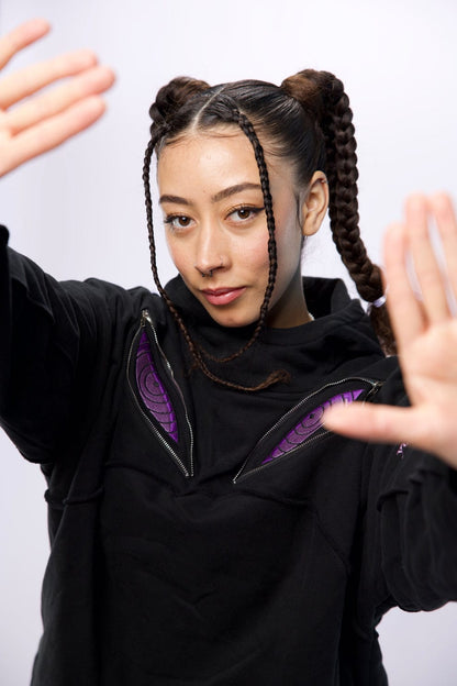 Rinnegan Eyes Anime Hoodie – Unisex Cosplay & Streetwear | IndiaDrips