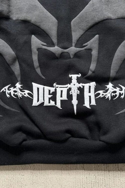 Shadow Depta Hoodie – Unisex Oversized Premium Puff Print Hoodie