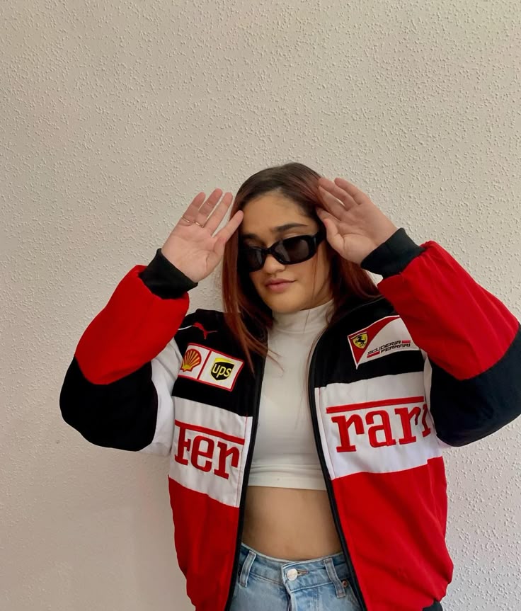 FERRARI RACER JACKET TRI COLOUR