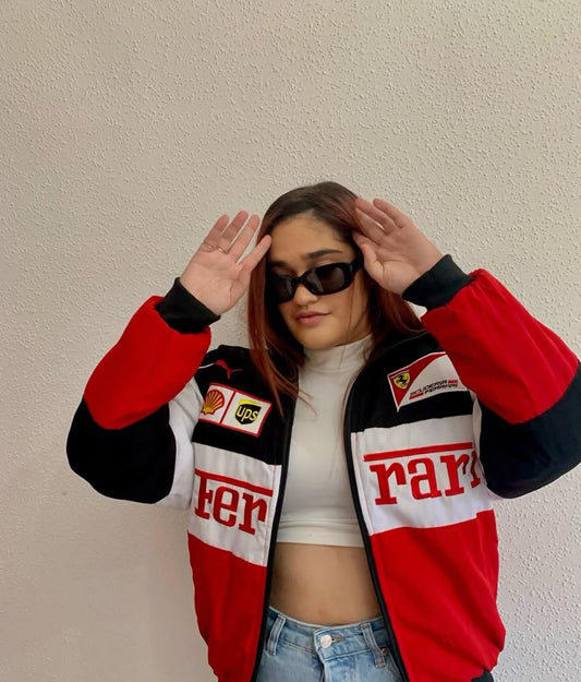 FERRARI RACER JACKET TRI COLOUR