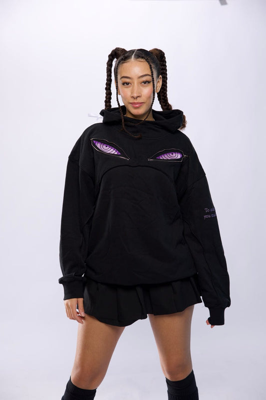 Rinnegan Eyes Anime Hoodie – Unisex Cosplay & Streetwear | IndiaDrips