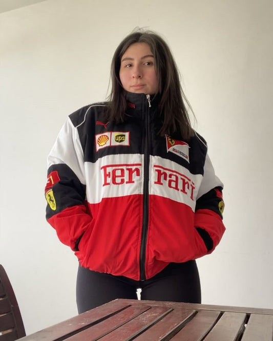 FERRARI RACER JACKET TRI COLOUR