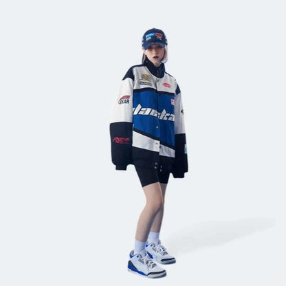 Black Air Motorsport Racing Jacket Blue