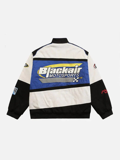 Black Air Motorsport Racing Jacket Blue