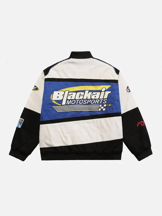Black Air Motorsport Racing Jacket Blue