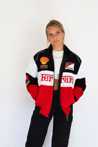 FERRARI RACER JACKET TRI COLOUR