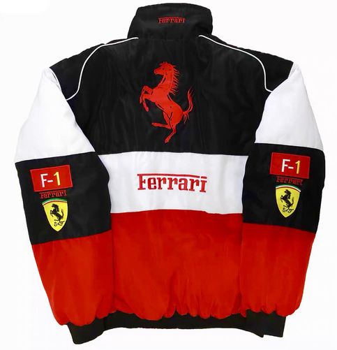 FERRARI RACER JACKET TRI COLOUR