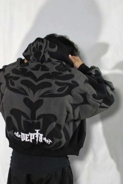 Shadow Depta Hoodie – Unisex Oversized Premium Puff Print Hoodie