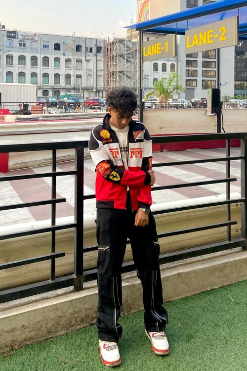 FERRARI RACER JACKET TRI COLOUR