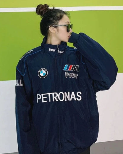 BMW Motorsport Streetwear Jacket | Premium BMW Petronas F1 Racing Jacket