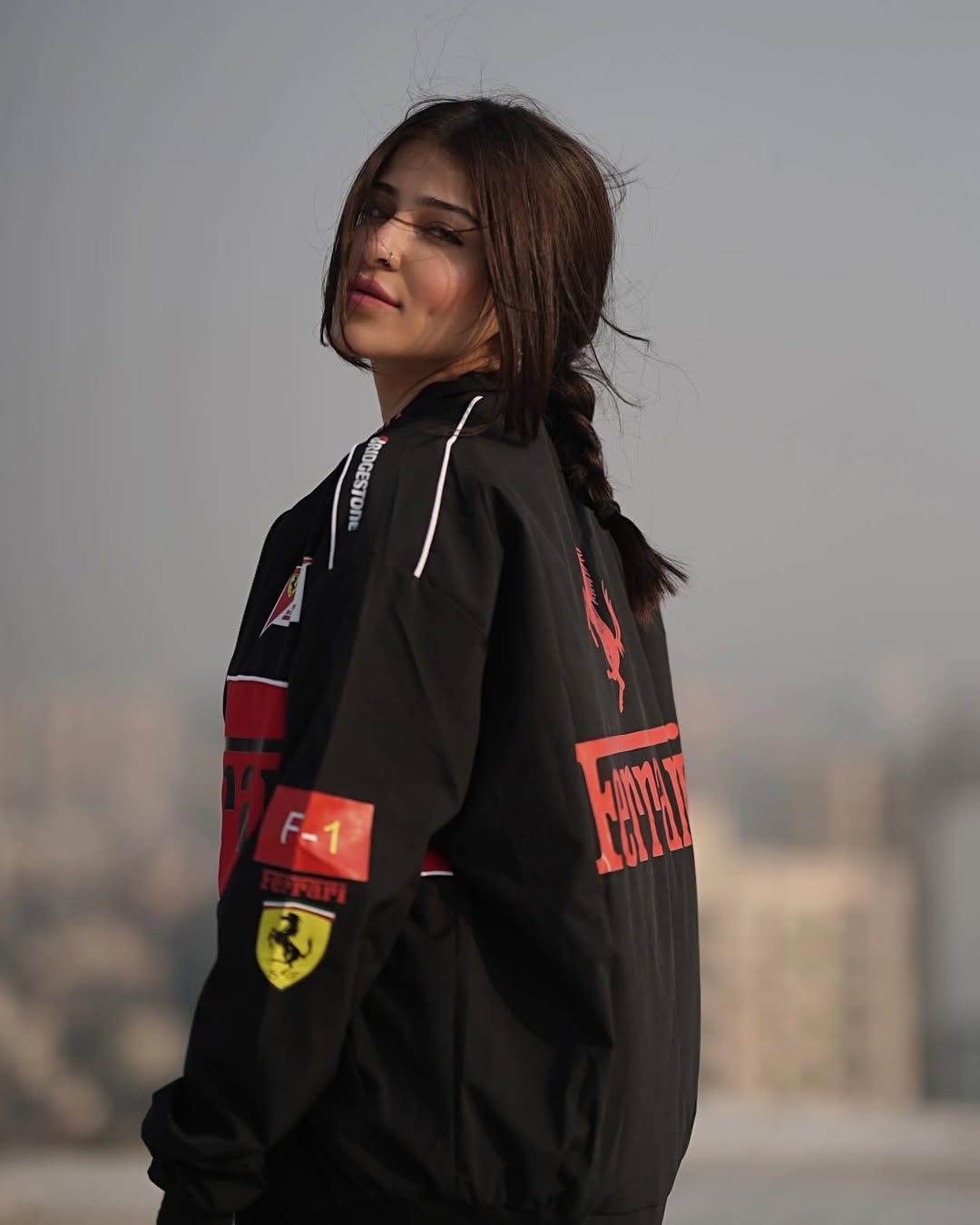 Ferrari Women racing jacket . The Comfortable