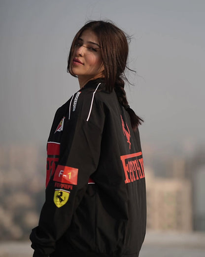 Ferrari Women racing jacket . The Comfortable