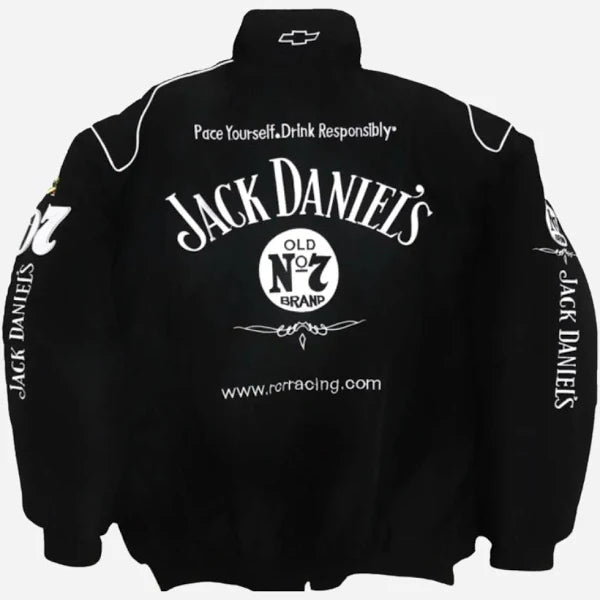 Jack Daniels F1 Puffer Racing Jacket Motorsport