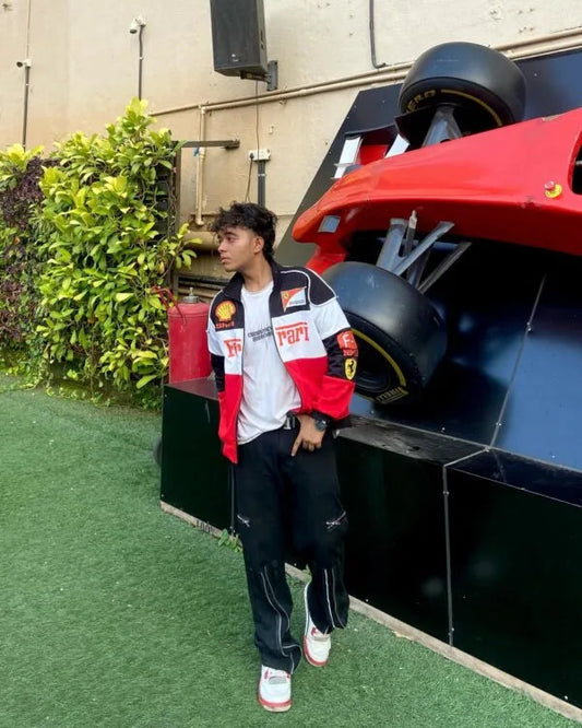 Ferrari F1 Vintage Racing Jacket - Fuel Your Wardrobe with Ferrari Passion