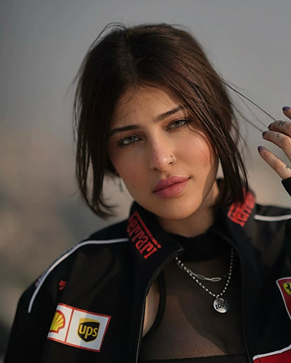 Ferrari Women racing jacket . The Comfortable