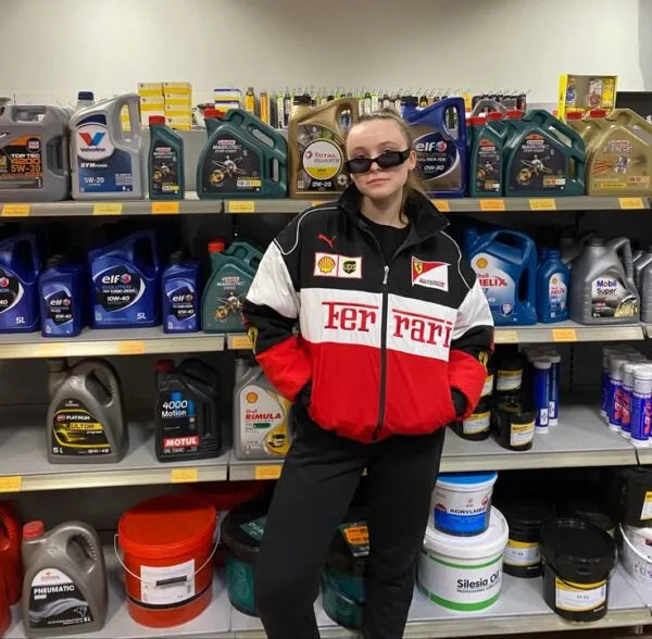 Ferrari F1 Vintage Racing Jacket - Fuel Your Wardrobe with Ferrari Passion