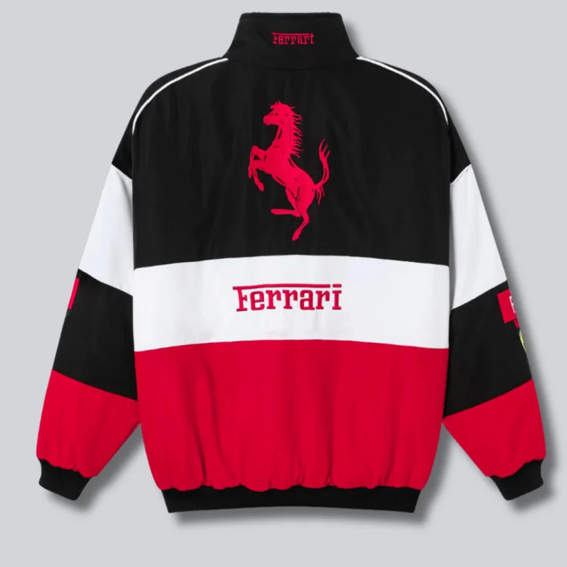 Ferrari F1 Vintage Racing Jacket - Fuel Your Wardrobe with Ferrari Passion