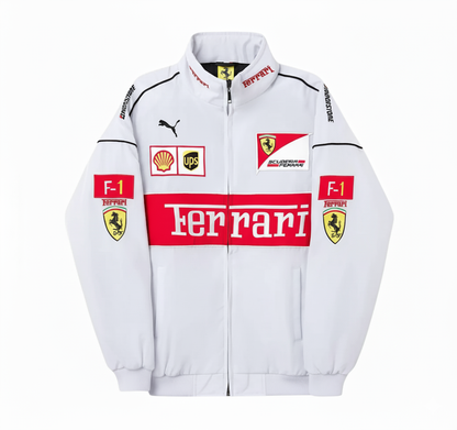 Ferrari Racer Jacket White