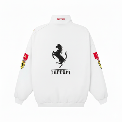 Ferrari Racer Jacket White